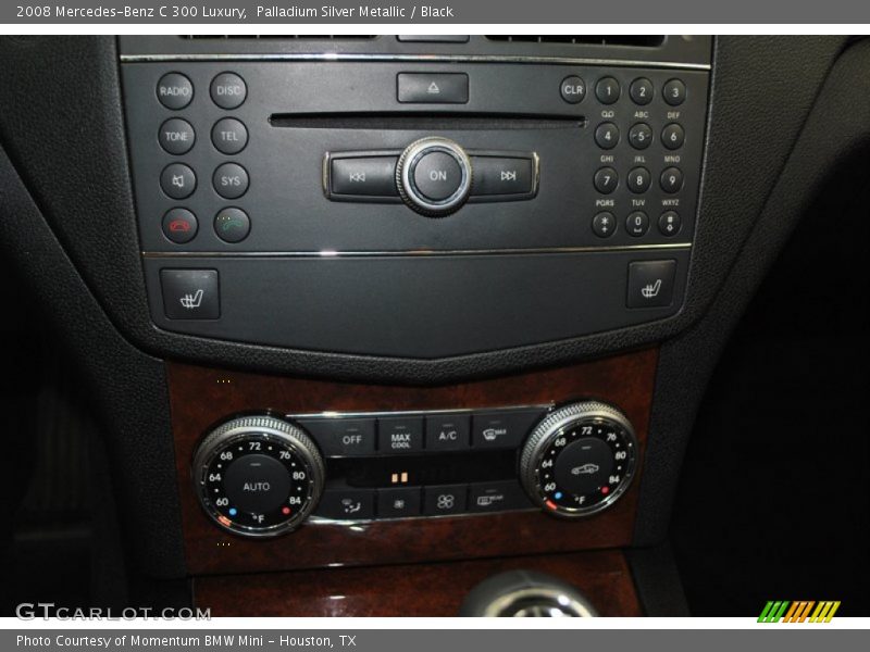 Palladium Silver Metallic / Black 2008 Mercedes-Benz C 300 Luxury