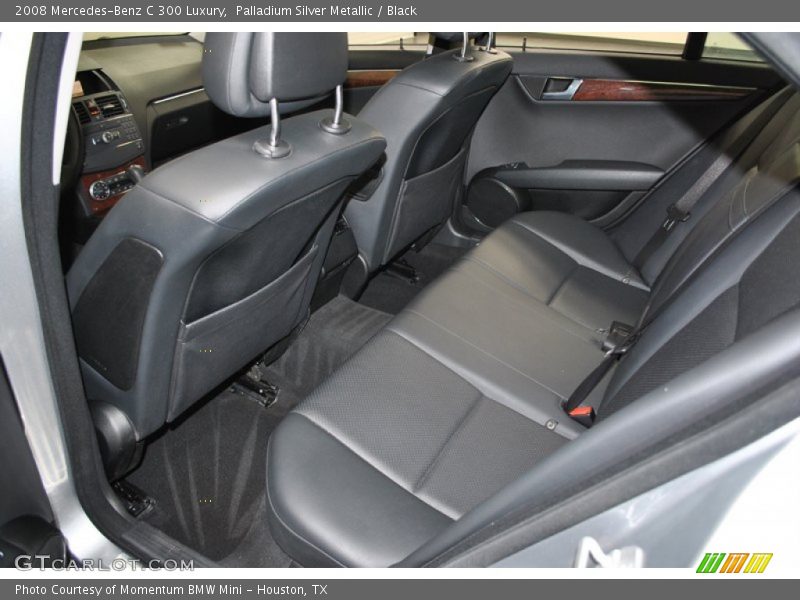 Palladium Silver Metallic / Black 2008 Mercedes-Benz C 300 Luxury