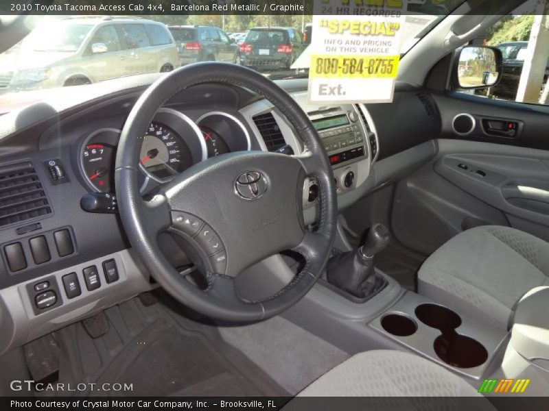 Barcelona Red Metallic / Graphite 2010 Toyota Tacoma Access Cab 4x4
