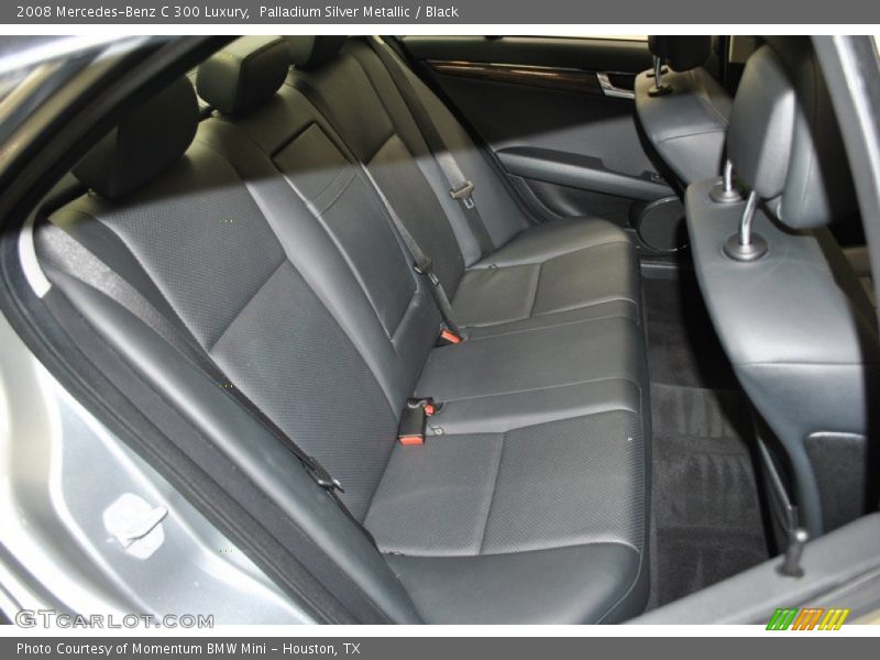 Palladium Silver Metallic / Black 2008 Mercedes-Benz C 300 Luxury