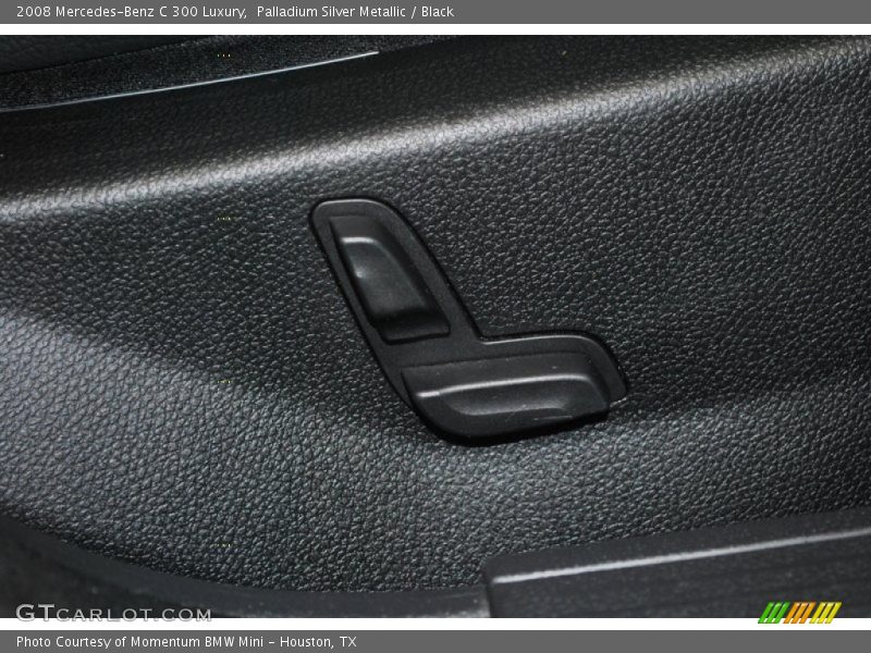 Palladium Silver Metallic / Black 2008 Mercedes-Benz C 300 Luxury