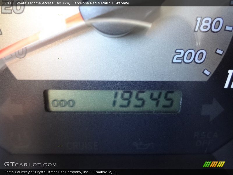 Barcelona Red Metallic / Graphite 2010 Toyota Tacoma Access Cab 4x4