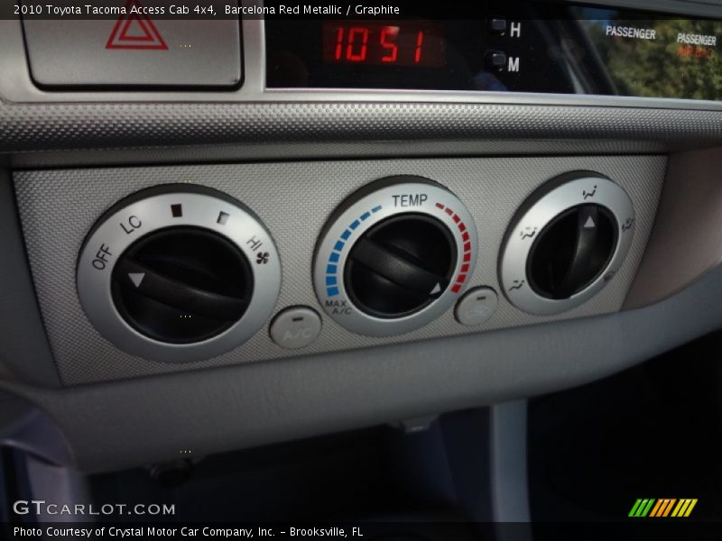 Barcelona Red Metallic / Graphite 2010 Toyota Tacoma Access Cab 4x4