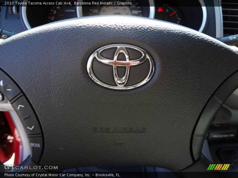 Barcelona Red Metallic / Graphite 2010 Toyota Tacoma Access Cab 4x4