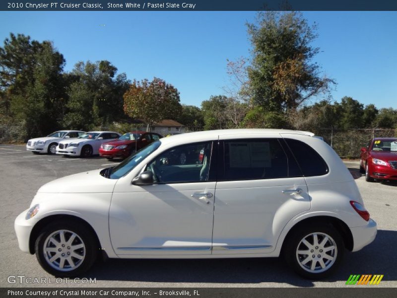Stone White / Pastel Slate Gray 2010 Chrysler PT Cruiser Classic