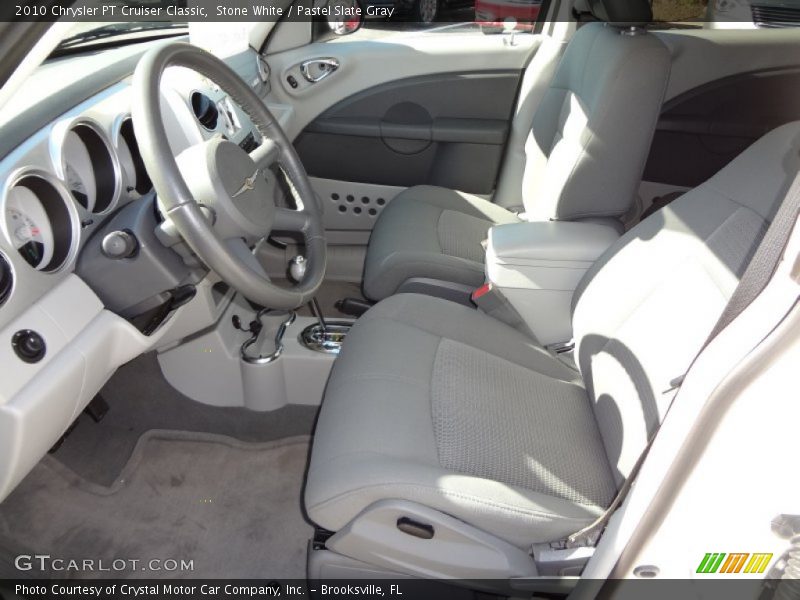 Stone White / Pastel Slate Gray 2010 Chrysler PT Cruiser Classic