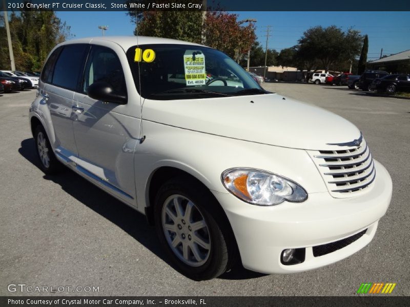Stone White / Pastel Slate Gray 2010 Chrysler PT Cruiser Classic