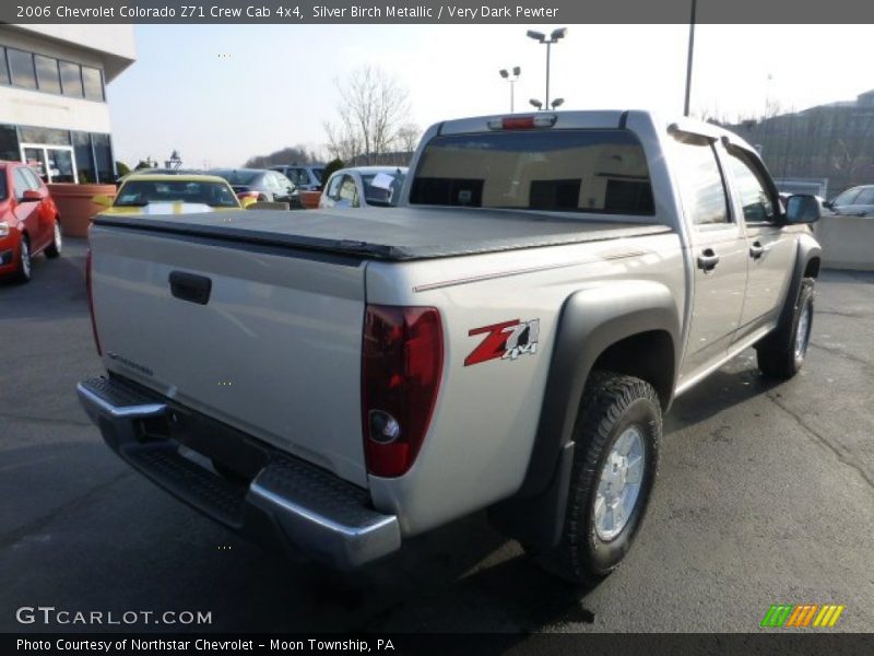 Silver Birch Metallic / Very Dark Pewter 2006 Chevrolet Colorado Z71 Crew Cab 4x4