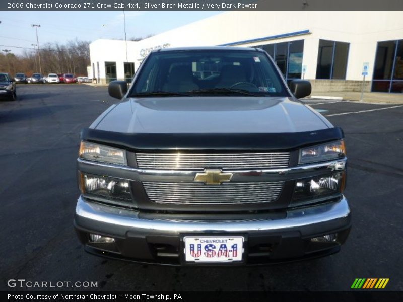 Silver Birch Metallic / Very Dark Pewter 2006 Chevrolet Colorado Z71 Crew Cab 4x4