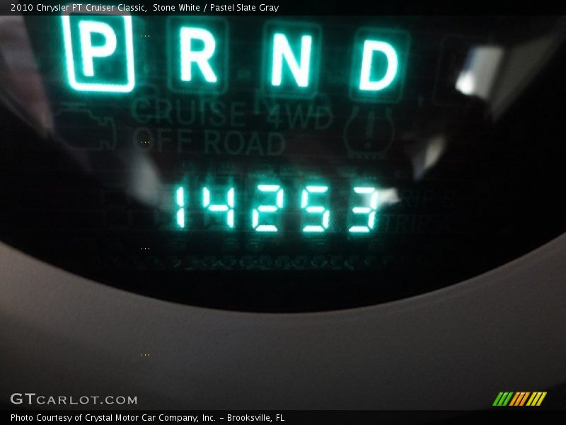 Stone White / Pastel Slate Gray 2010 Chrysler PT Cruiser Classic