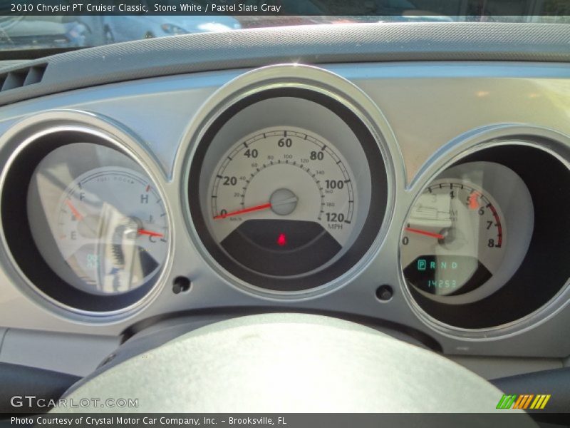 Stone White / Pastel Slate Gray 2010 Chrysler PT Cruiser Classic