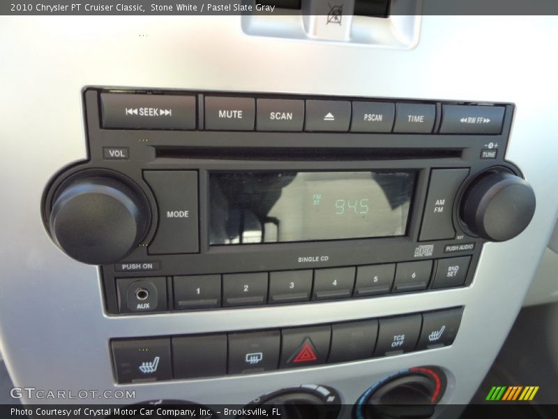 Stone White / Pastel Slate Gray 2010 Chrysler PT Cruiser Classic