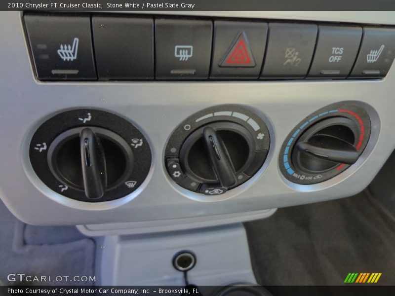Stone White / Pastel Slate Gray 2010 Chrysler PT Cruiser Classic