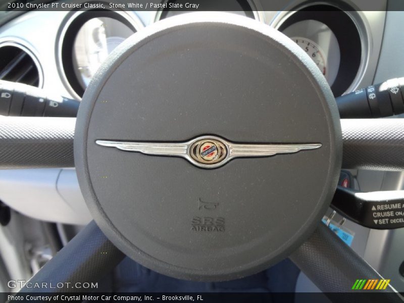 Stone White / Pastel Slate Gray 2010 Chrysler PT Cruiser Classic