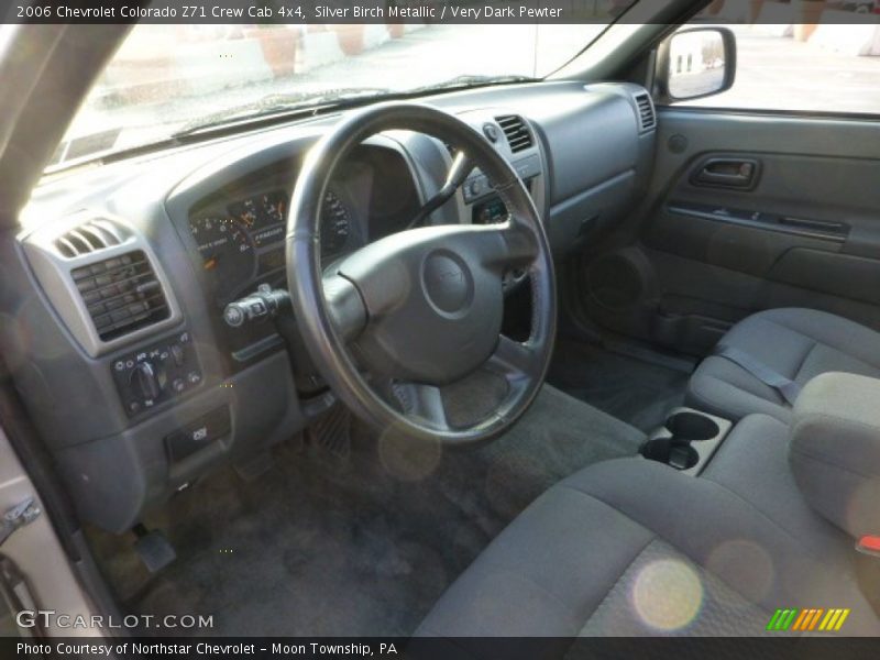 Silver Birch Metallic / Very Dark Pewter 2006 Chevrolet Colorado Z71 Crew Cab 4x4