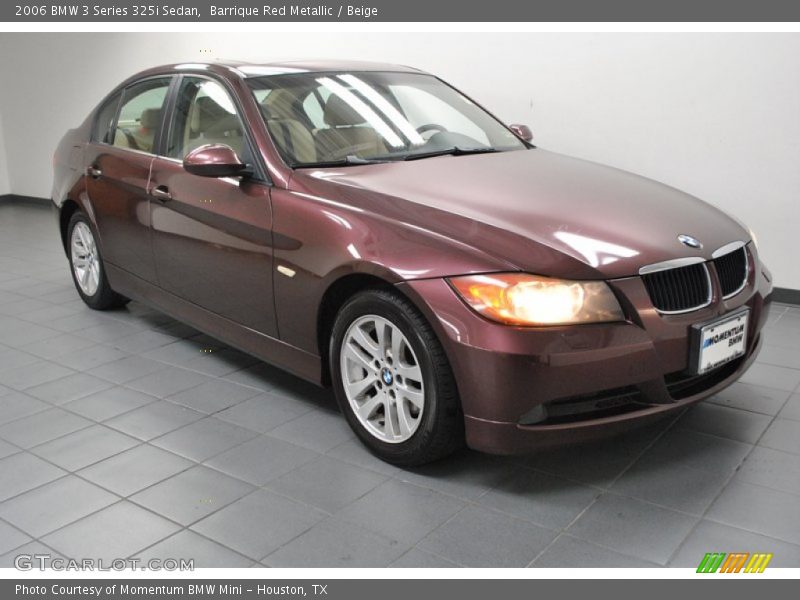 Barrique Red Metallic / Beige 2006 BMW 3 Series 325i Sedan