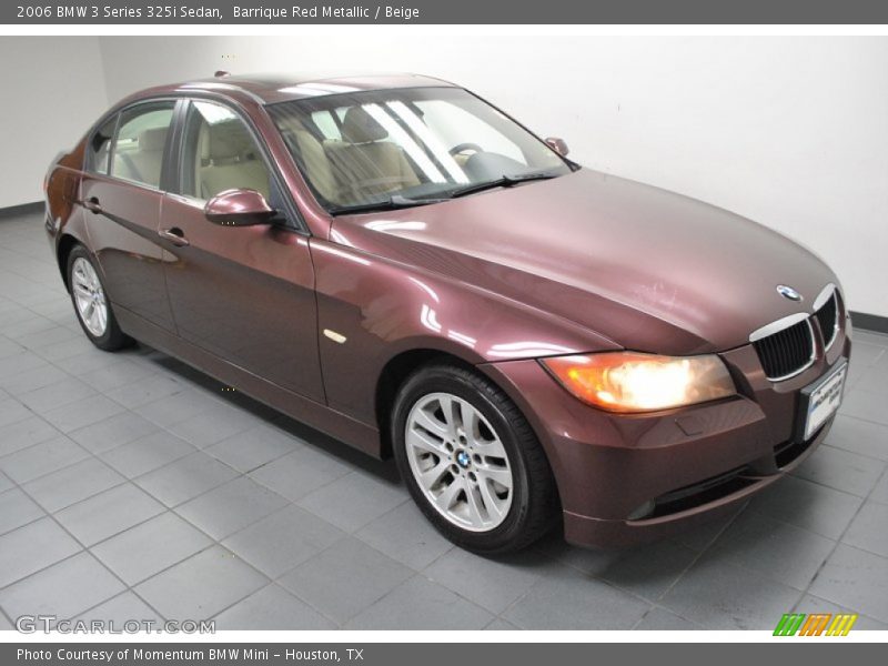 Barrique Red Metallic / Beige 2006 BMW 3 Series 325i Sedan
