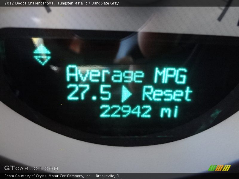 Tungsten Metallic / Dark Slate Gray 2012 Dodge Challenger SXT