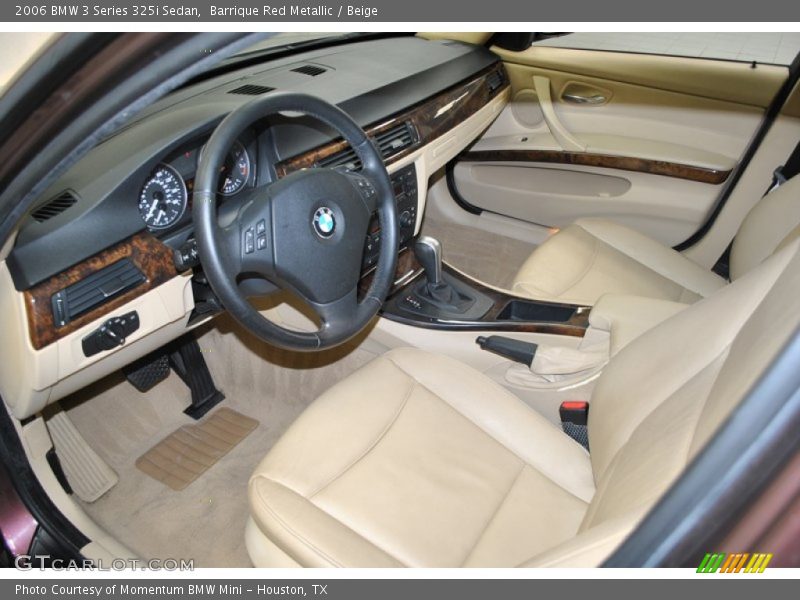 Beige Interior - 2006 3 Series 325i Sedan 