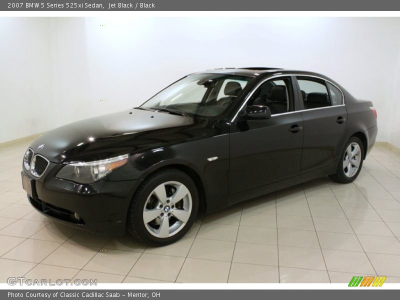 Jet Black / Black 2007 BMW 5 Series 525xi Sedan