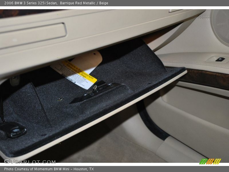 Barrique Red Metallic / Beige 2006 BMW 3 Series 325i Sedan