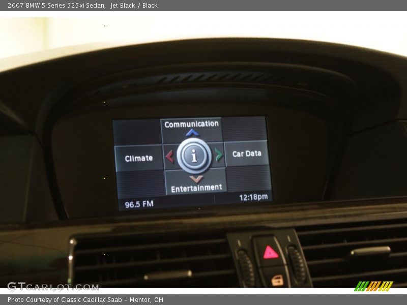 Jet Black / Black 2007 BMW 5 Series 525xi Sedan