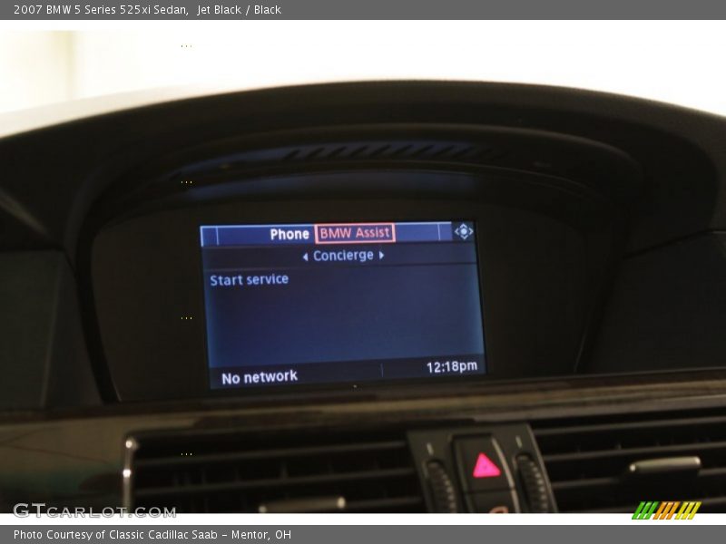 Jet Black / Black 2007 BMW 5 Series 525xi Sedan