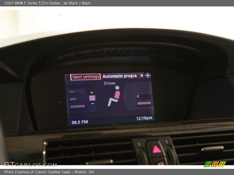 Jet Black / Black 2007 BMW 5 Series 525xi Sedan