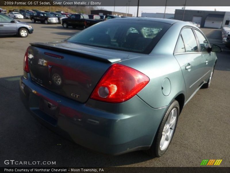 Silver Green Metallic / Ebony 2009 Pontiac G6 GT Sedan