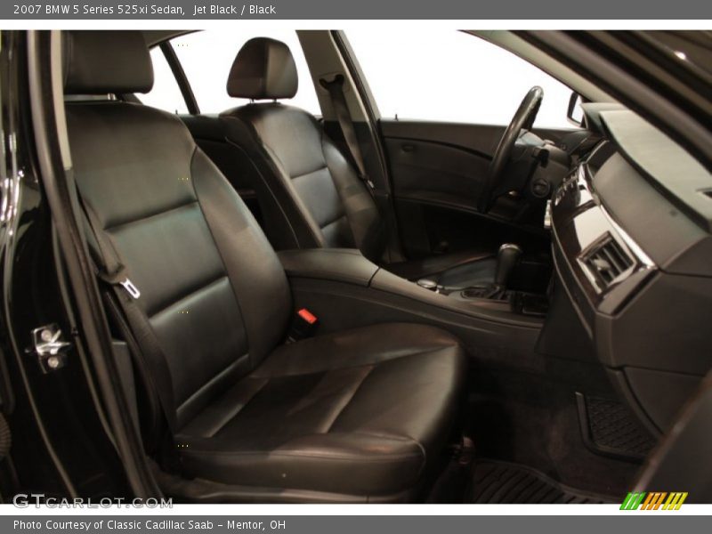 Jet Black / Black 2007 BMW 5 Series 525xi Sedan