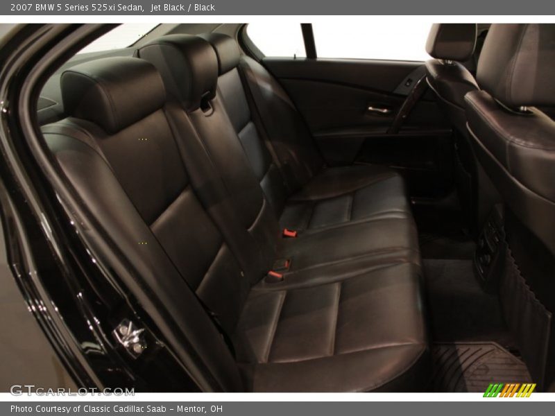 Jet Black / Black 2007 BMW 5 Series 525xi Sedan