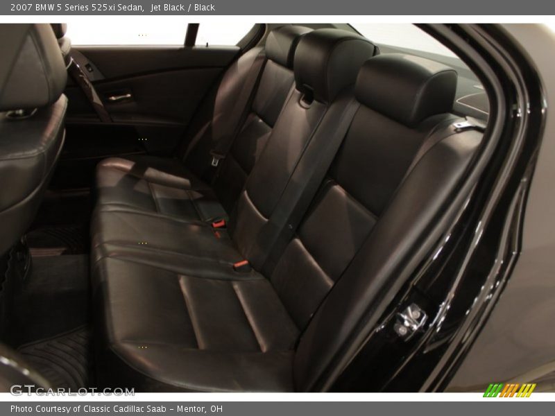 Jet Black / Black 2007 BMW 5 Series 525xi Sedan
