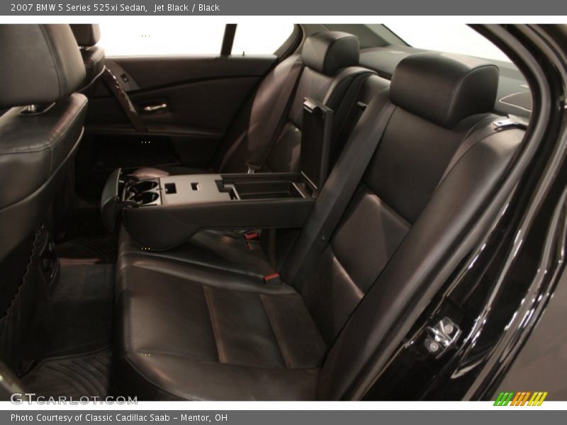 Jet Black / Black 2007 BMW 5 Series 525xi Sedan