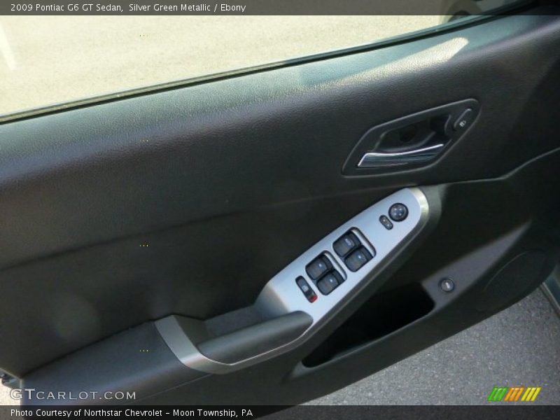 Silver Green Metallic / Ebony 2009 Pontiac G6 GT Sedan