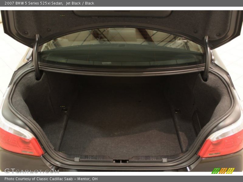Jet Black / Black 2007 BMW 5 Series 525xi Sedan