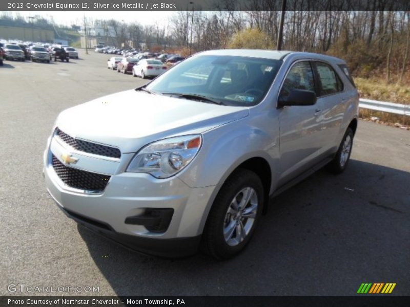 Silver Ice Metallic / Jet Black 2013 Chevrolet Equinox LS