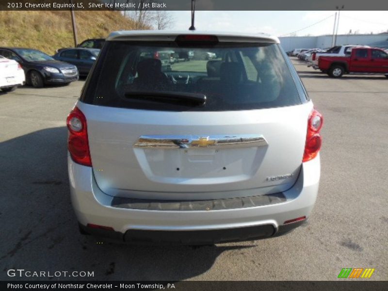 Silver Ice Metallic / Jet Black 2013 Chevrolet Equinox LS