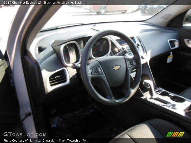 Silver Ice Metallic / Jet Black 2013 Chevrolet Equinox LS