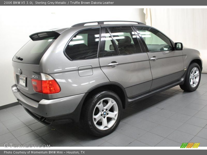 Sterling Grey Metallic / Truffle Brown Dakota Leather 2006 BMW X5 3.0i