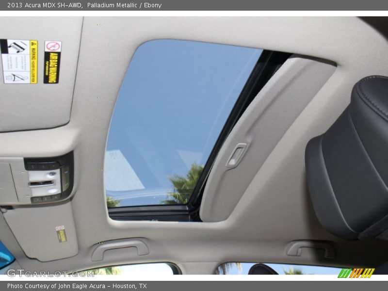Palladium Metallic / Ebony 2013 Acura MDX SH-AWD