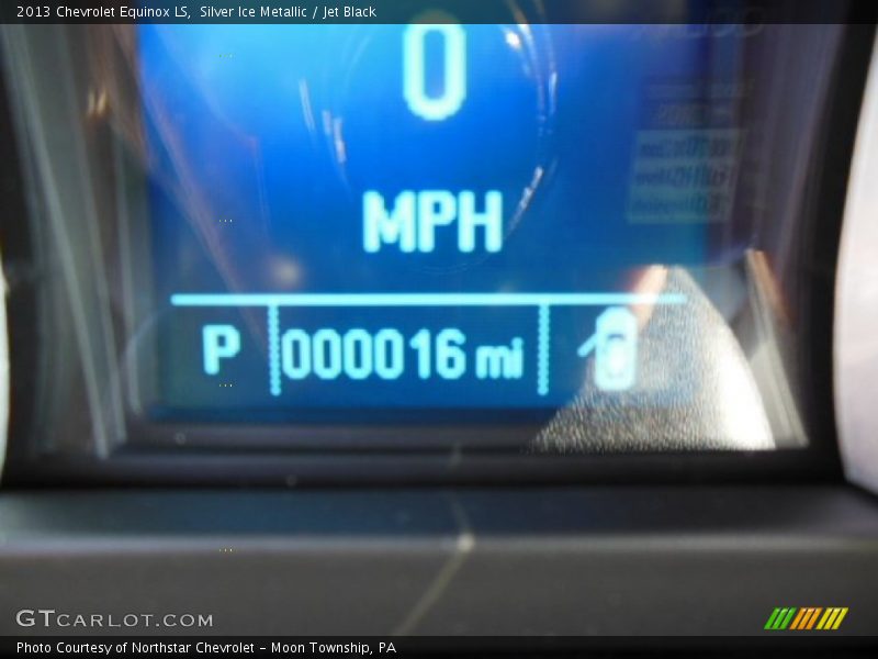 Silver Ice Metallic / Jet Black 2013 Chevrolet Equinox LS