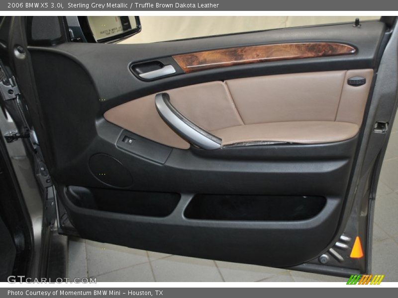 Sterling Grey Metallic / Truffle Brown Dakota Leather 2006 BMW X5 3.0i