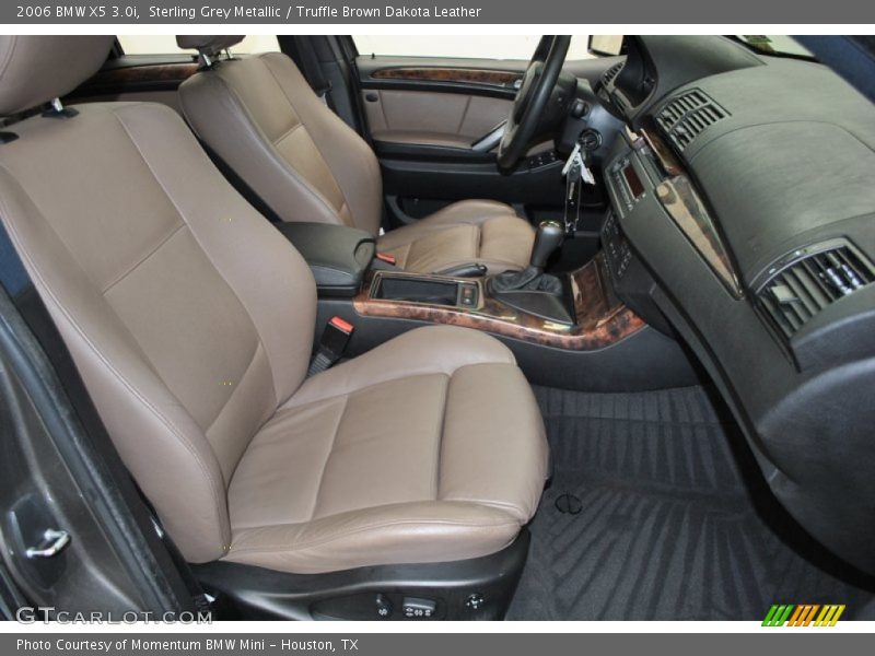 Sterling Grey Metallic / Truffle Brown Dakota Leather 2006 BMW X5 3.0i