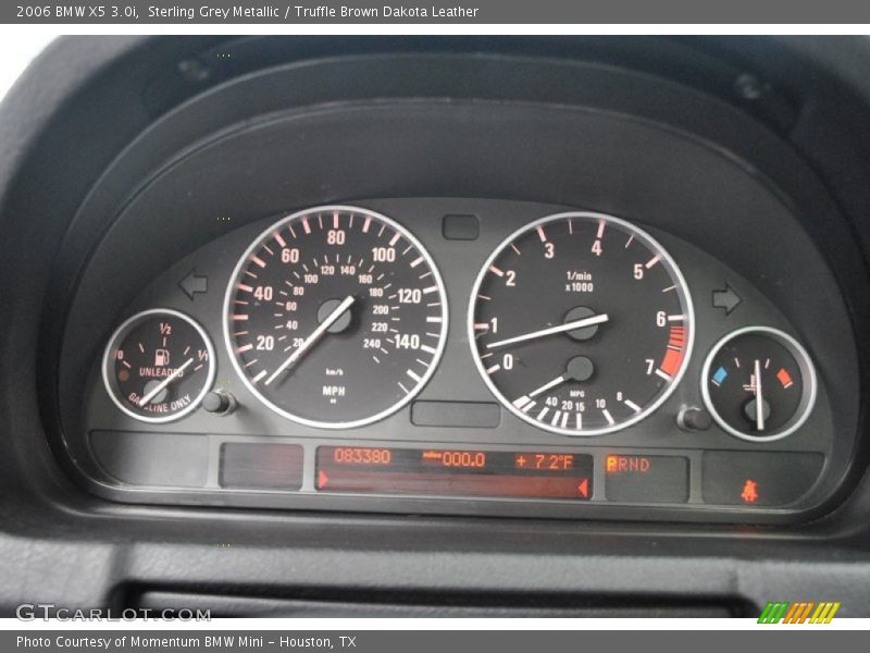  2006 X5 3.0i 3.0i Gauges