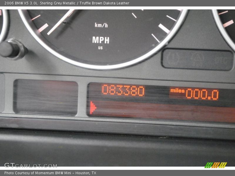 Sterling Grey Metallic / Truffle Brown Dakota Leather 2006 BMW X5 3.0i
