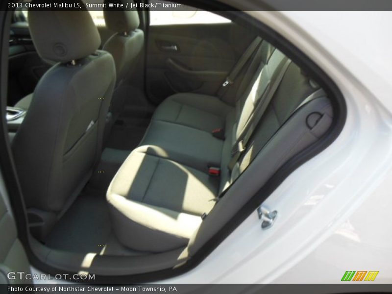Summit White / Jet Black/Titanium 2013 Chevrolet Malibu LS
