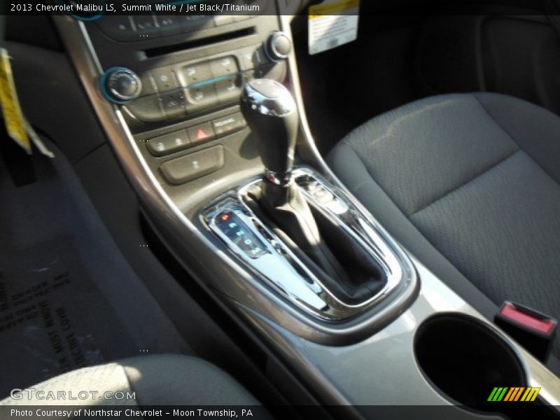 Summit White / Jet Black/Titanium 2013 Chevrolet Malibu LS