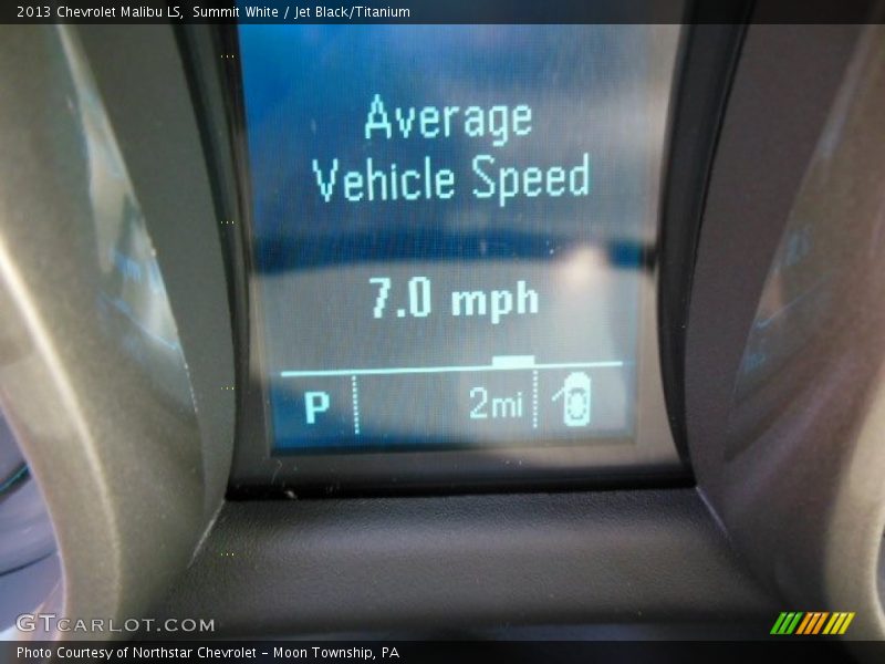 Summit White / Jet Black/Titanium 2013 Chevrolet Malibu LS