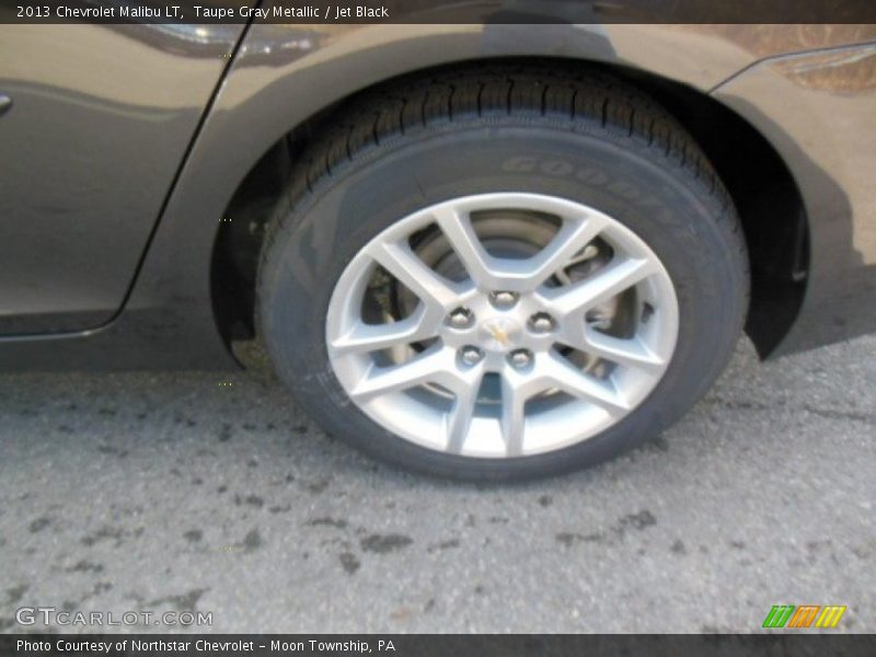 Taupe Gray Metallic / Jet Black 2013 Chevrolet Malibu LT