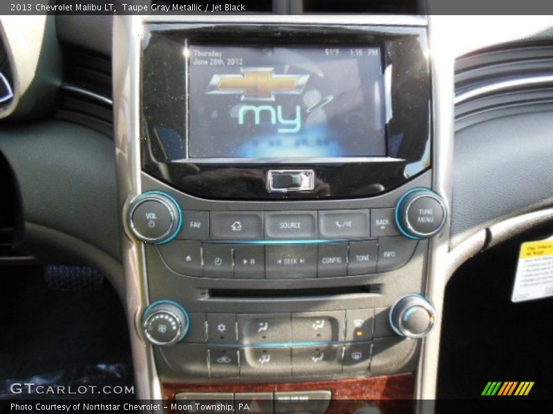 Taupe Gray Metallic / Jet Black 2013 Chevrolet Malibu LT
